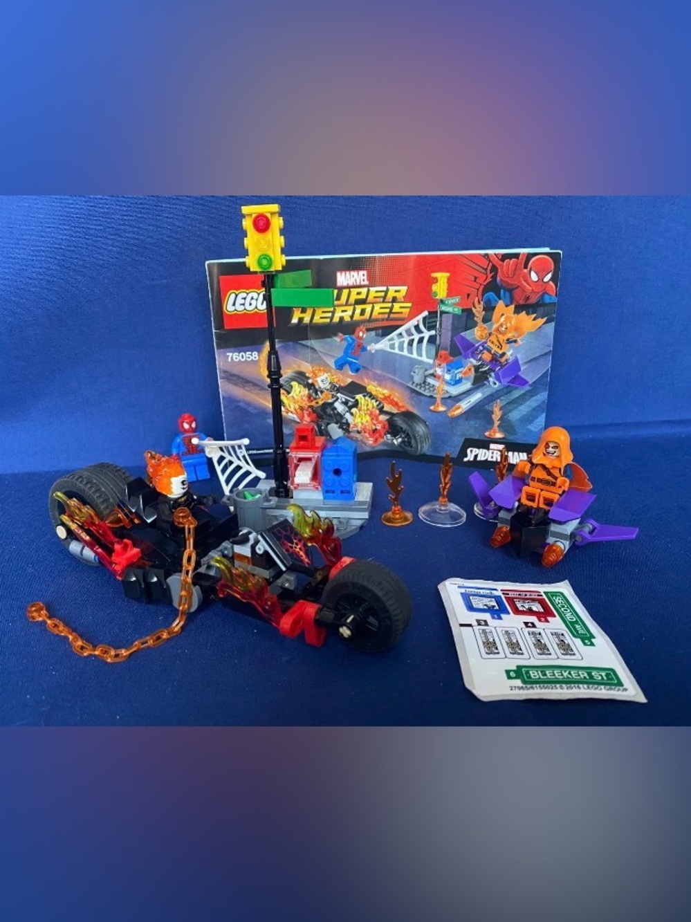 LEGO Marvel Super Heroes 76058 Spider-Man: Ghost Rider Team-Up-Complete w/2 subs